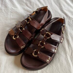 Sezane Low Rima Sandals Size 8 Women’s